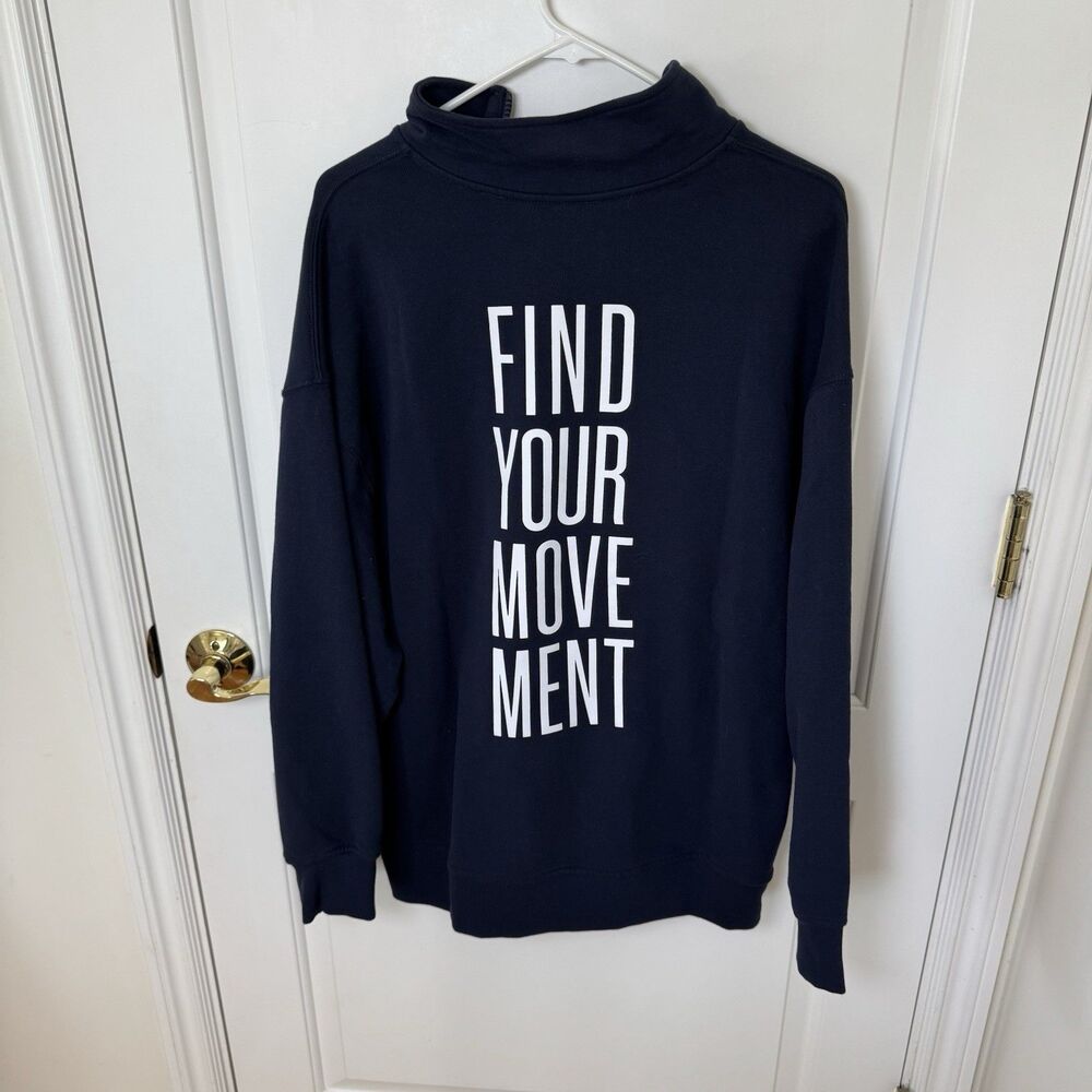 NWT Athleta Forever Fleece 1/4 Zip Sweatshirt Large - Picture 7 of 7